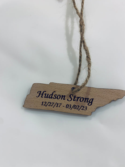 Tennessee Hudson Strong Ornament