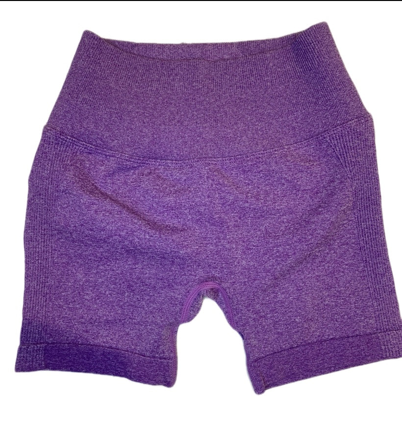 Purple Seamless Shorts (size up)