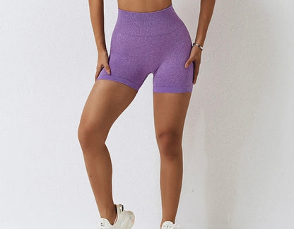 Purple Seamless Shorts (size up)